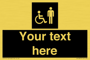 Custom information: black panel disabled and male